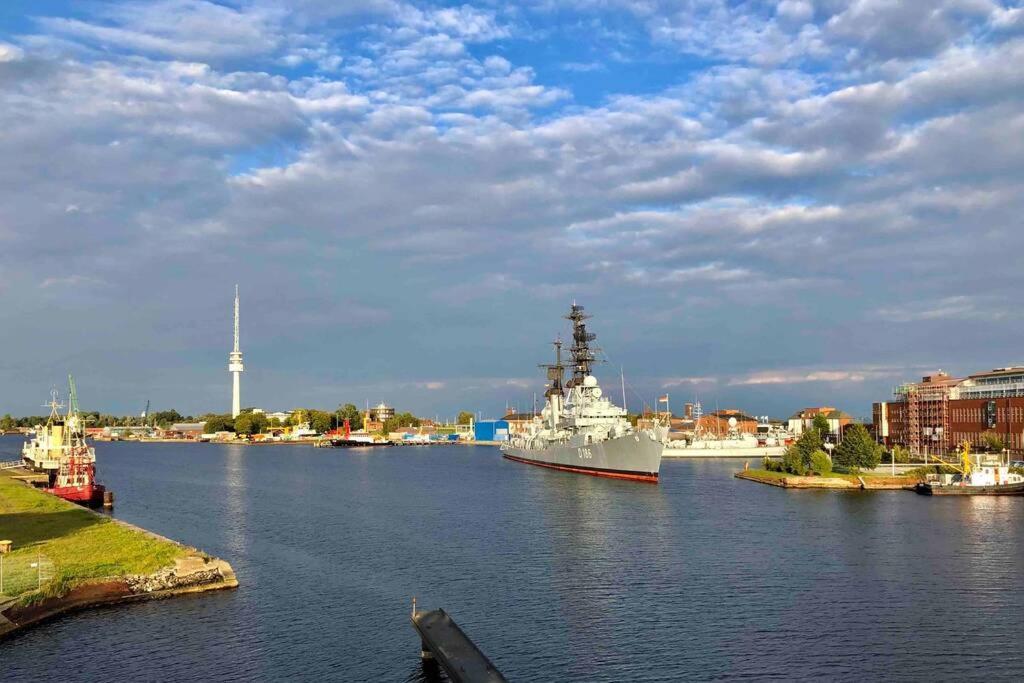 Wilhelms Havenkoje - Gemuetliches Innenstadtappartment Wilhelmshaven Luaran gambar