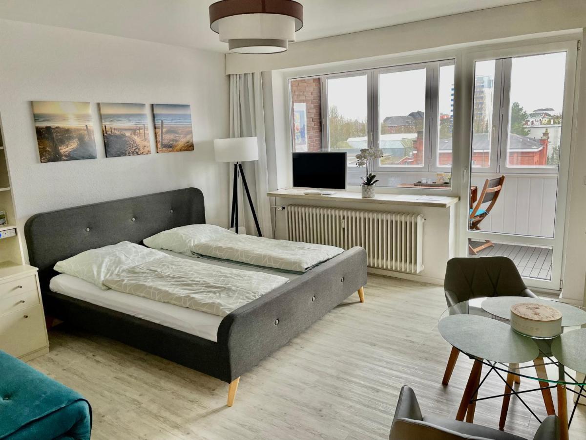 Wilhelms Havenkoje - Gemuetliches Innenstadtappartment Wilhelmshaven Luaran gambar