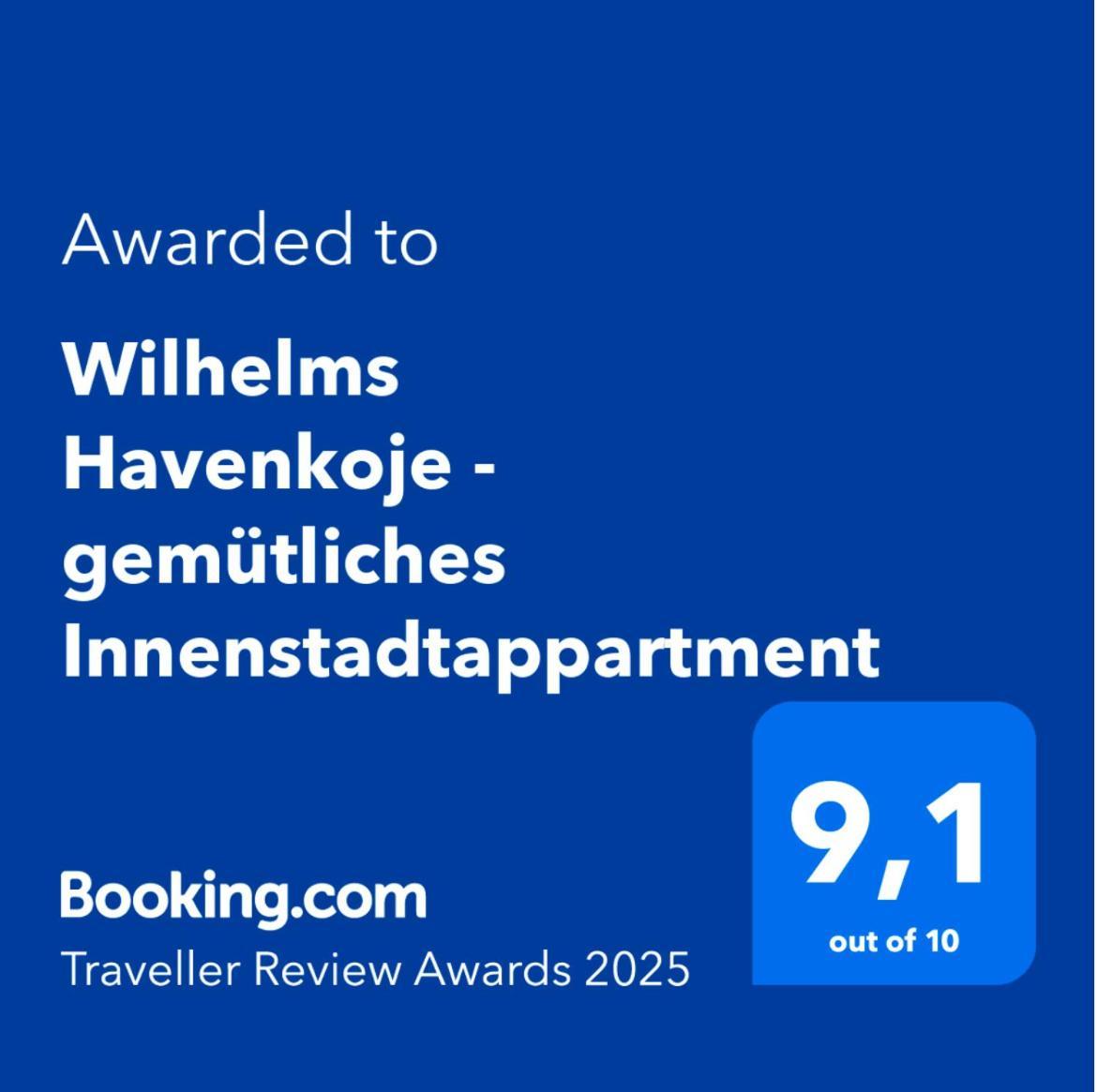 Wilhelms Havenkoje - Gemuetliches Innenstadtappartment Wilhelmshaven Luaran gambar